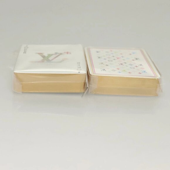 LOUIS VUITTON Monogram Multicolor Playing Cards Black White LV Auth am8801 - Picture 12 of 12